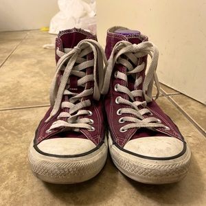 maroon converse chuck taylor high tops size men’s7